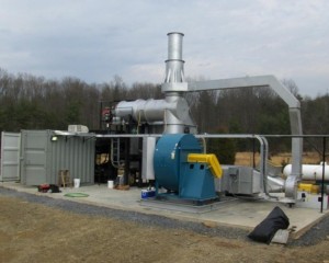 Gasifier at Frye Poultry