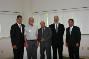 Mike McGolden CEO of Coaltec receiving Award